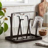 Bronze Glass Stand – Kitchen Organizer