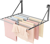 Wall Mounted Foldable Clothes Rack
