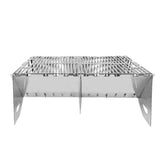 Premium Laser-Cut BBQ Grill – Compact Outdoor Cooking
