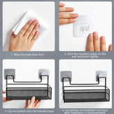 Rack with Hooks – Bathroom & Kitchen Organizer