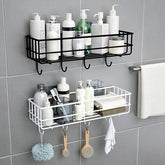 Rack with Hooks – Bathroom & Kitchen Organizer