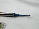 Carrot Shaped Carver With Burnisher (Blue)