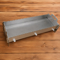 Premium Laser-Cut BBQ Grill – Compact Outdoor Cooking