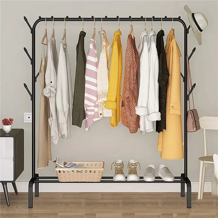 Clothes Hanging Stand Rack With Hook