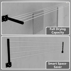 Foldable Wall Mounted Cloth Drying Stand