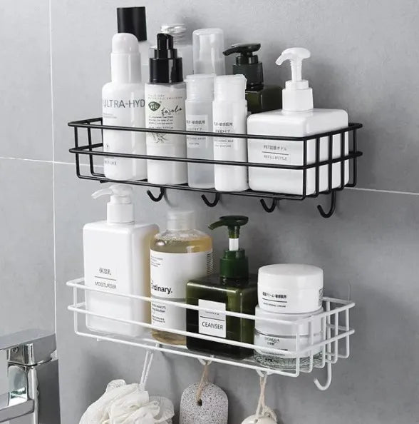 Iron Bathroom Hanging Shelf Wall Mounted