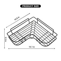 Bathroom Metal Corner Stand – Punch-Free Organizer