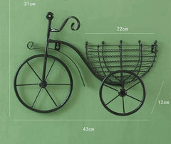 Bicycle Wall Basket Stand
