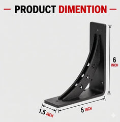 Heavy Duty Mantel Brackets – Wooden Shelf Support