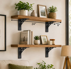 Heavy Duty Mantel Brackets – Wooden Shelf Support