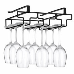 Upside Down Glass Storage Rack For Kitchen