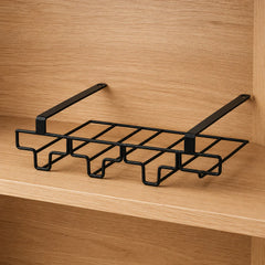 Upside Down Glass Storage Rack For Kitchen