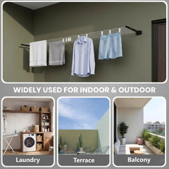 Foldable Wall Mounted Cloth Drying Stand
