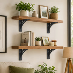 Heavy Duty Mantel Brackets – Wooden Shelf Support