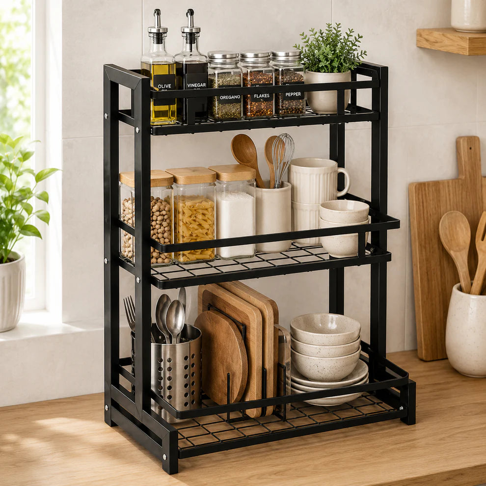Multi-tiered Countertop Storage Rack