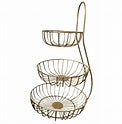 3-Tier Iron Fruit Basket – Space-Saving Vertical Storage