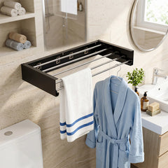 Wall Mounted Foldable Clothes Rack