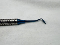 Carrot Shaped Carver With Burnisher (Blue)
