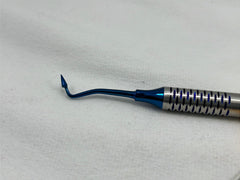 Carrot Shaped Carver With Burnisher (Blue)
