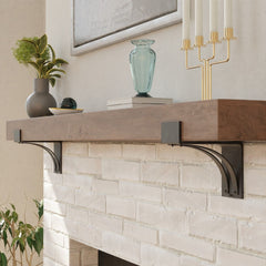 Heavy Duty Mantel Brackets – Wooden Shelf Support
