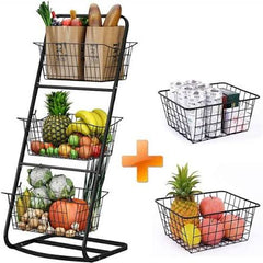 3 Tier Fruit Storage Baskets