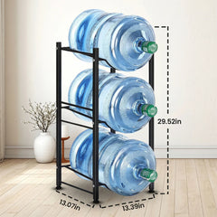 Water Bottle Holder Metal Rack – Kitchen Organizer